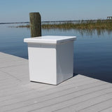 Sea-Line Fiberglass Dock Box - 25"H X 23"W X 21"D  - SL20 - Marine Fiberglass Direct