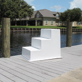 Fiberglass 3 (Three) Step Stairs - Marine Fiberglass Direct