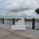 Fiberglass 4 (Four) Step Stairs - Marine Fiberglass Direct