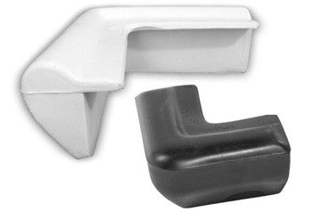 Taylor Made Products - 90ᵒ Dock Corner 6" x 6" Black PVC - Marine Fiberglass Direct