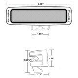Low Profile LED Spreader Light - Blue/White