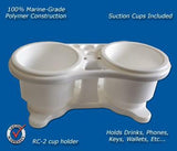 Double Beverage/Cup/Drink Holder- 10 1/8" x 4 5/8" x 4" - RC2 - Marine Fiberglass Direct