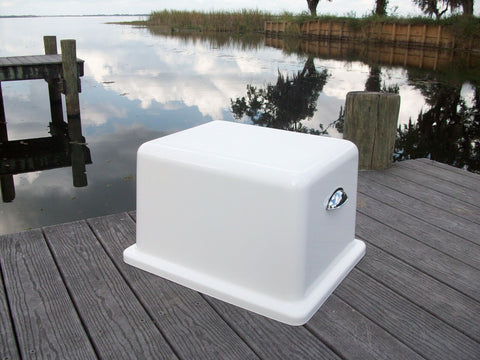 Rough Water Fiberglass Step Box - 13"H X 22"W X 18"D - RWSB01 - Marine Fiberglass Direct