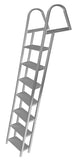 JIF Marine - 7 Step Dock Ladder w/ Mounting Hardware - ASH7 - Marine Fiberglass Direct