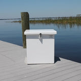 Sea-Line Fiberglass Dock Box - 25"H X 23"W X 21"D  - SL20 - Marine Fiberglass Direct