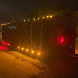 Amber LED Rock Lights for Trailer Running Light Underglow Accent PlashLights