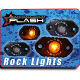LED Amber Rock Lights SEMA Truck Underglow Accent Kit PlashLights