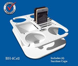 Beverage/Cup/Drink Cell phone holder- 9 3/4" x 14" x 3" -BH4CELL - Marine Fiberglass Direct