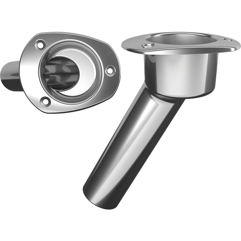 Mate Series 30 degree, Oval Top 316 Stainless C2030ND Rod Holder