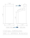 CENTER CONSOLE - 48"H x 24"W x 24"D - CMCC03 - Marine Fiberglass Direct
