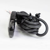 CORPUS - Cool White Carbon Fiber LED Deck Light - Black Housing