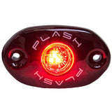 CORPUS - Red Carbon Fiber LED Deck Light ON