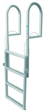 JIF Marine - 4 Step Dock Lift Ladder - Anodized Aluminum - DJX4 - Marine Fiberglass Direct