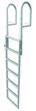 JIF Marine - 7 Step Dock Lift Ladder - Anodized Aluminum - DJX7 - Marine Fiberglass Direct