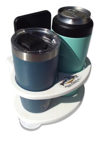 Beverage/Cup/ Skinny Drink Cell phone holder- 6 3/4 X 5 1/2 X 3 1/8 –  Marine Fiberglass Direct
