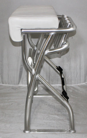 Classic "X" Aluminum Leaning Post - 36" W x 12.5"D x 31.5" H – Marine ...