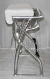 Classic "X" Aluminum Leaning Post - 30" W x 12.5"D x 31.5" H with built in tray and backrest