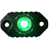 Green LED Rock Lights SEMA Truck Underglow Accent PlashLights