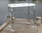 Fish Cleaning Station Fillet Table Dock  42" W x 24" D x 39" H - MFDFCS42