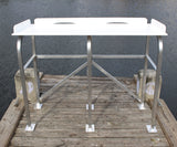 Fish Cleaning Station Fillet Table Dock  52" W x 24" D x 39" H - MFDFCS52