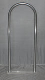 MARINE DOCK & BOAT - 36" H X 16.5" W - ALUMINUM HANDRAIL - SAFETY GRAB BAR RAIL - FLAT BASE - TOP OF GRAB BAR ANGLED AT 30 degrees