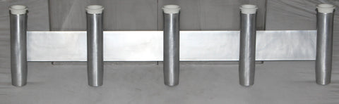 Five 10" Aluminum Boat Fishing or Pole Rod Holders - Angled at 15 Degr Marine Fiberglass Direct Five 10" Aluminum Boat Fishing or Pole Rod Holders - Angled at 15 Degr Marine Fiberglass Direct