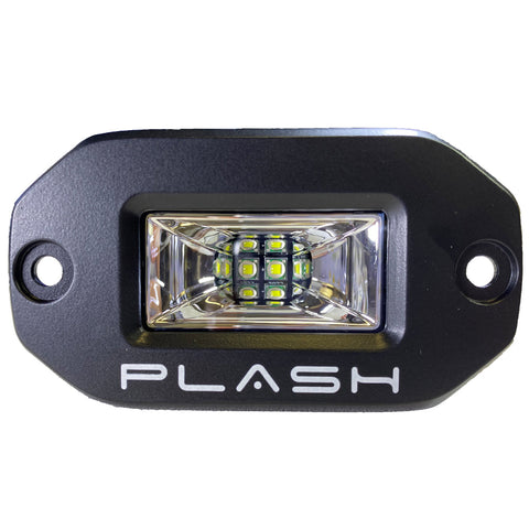 PlashLights LED Flush Mount Low Profile Light rear Bumper Reverse Cut Out