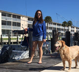 6' Collegiate Nautical Water Dog Leash - Florida State - FSU - Pet Accessories - Marine Fiberglass Direct