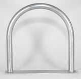 Marine Dock & Boat - 18" H x 16.5" W - Aluminum Handrail - Safety Grab Bar Rail - Flat Base