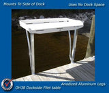 Fish Fillet Table OH38 Fish Cleaning Station - Marine Fiberglass Direct