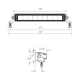 SRX2 Series Light Bar Dimension Diagram