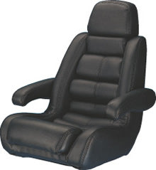 Todd 5 Star Seat Only Black-U9705BK - Marine Fiberglass Direct