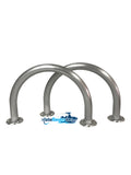 Two (2) Marine Dock & Boat - 12" H x 16.5" W - Hand Rails - Grab Bars - Marine Fiberglass Direct