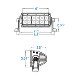 XX-Series Light Bar -6" - Marine White Housing (5W)