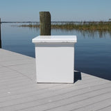 Sea-Line Fiberglass Dock Box - 25"H X 23"W X 21"D  - SL20 - Marine Fiberglass Direct