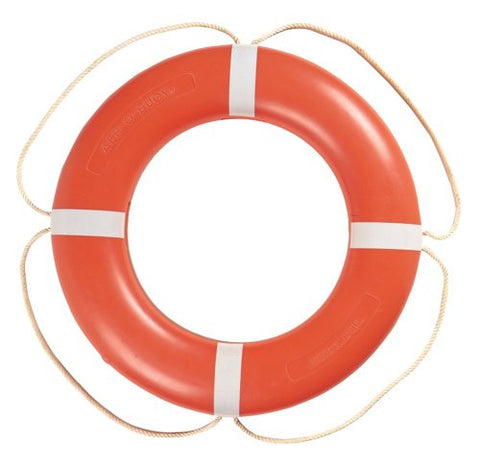 Taylor Made - Aer-O-Buoy Boat Life Ring, 24" White - Marine Fiberglass Direct
