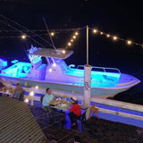 LED Blue Strip Light for Boat Kayak Truck or Bar IP68 Marine Rated waterproof