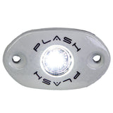 CORPUS - Cool White Carbon Fiber LED Deck Light - White Housing