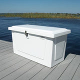 Fiberglass Dock Box - 27"H X 44"W X 26"D - CM03 - Marine Fiberglass Direct