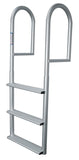 JIF Marine - 3 Wide Step Stationary Dock Ladder - DJV3-W - Marine Fiberglass Direct