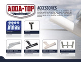 ADDA-Top Universal T-Top - Frame - Hard Top in a Box - BASIC KIT - SKY WHITE - Marine Fiberglass Direct