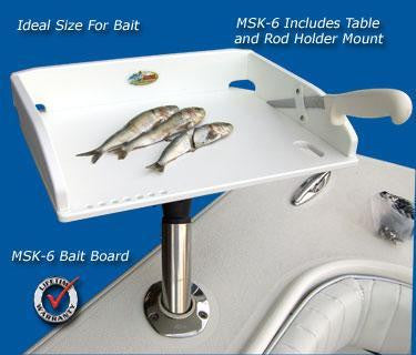 MultiSystem - MSK-6 Bait - Fillet Table 14" x 10" - Marine Fiberglass Direct