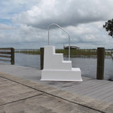 Fiberglass 4 (Four) Step Stairs - Marine Fiberglass Direct