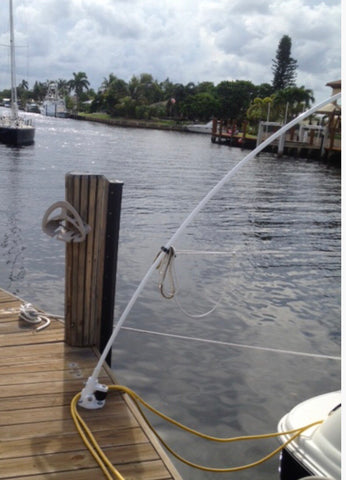 16' Heavy Duty Mooring Whip by Dolphin Mooring Whips H-1600TA – Marine  Fiberglass Direct