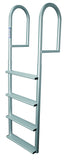 JIF Marine - 4 Wide Step Stationary Dock Ladder - DJV4-W - Marine Fiberglass Direct