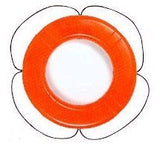 Taylor Made - 30" Orange Polyethylene SOLAS Life Ring - Marine Fiberglass Direct