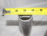 QTY.(6) SIX - 10" Aluminum Rod Holder WITH Liner for fishing, t-tops, railings, piers, or docks WITH Locking/Gimble Pin