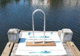 36" H x 13" W - Aluminum Boat Grab bar  - Safety Handrail for Marine, Dock, Deck, Pool, Hot Tub