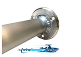 Custom Size Grab Bar Hand Rail between 13"-60" - Prices start at $99.00 - Aluminum Handrail - Safety Grab Bar for Marine, Dock, Deck, Boat, Pool, Hot Tub - Marine Fiberglass Direct