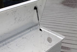 Fiberglass Dock Box - 18"H X 121"W X 16"D - CM10 - Marine Fiberglass Direct